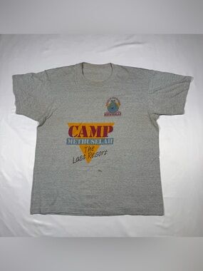 E1 Vintage 80s Methuselah Camp The Last Resort T Shirt S